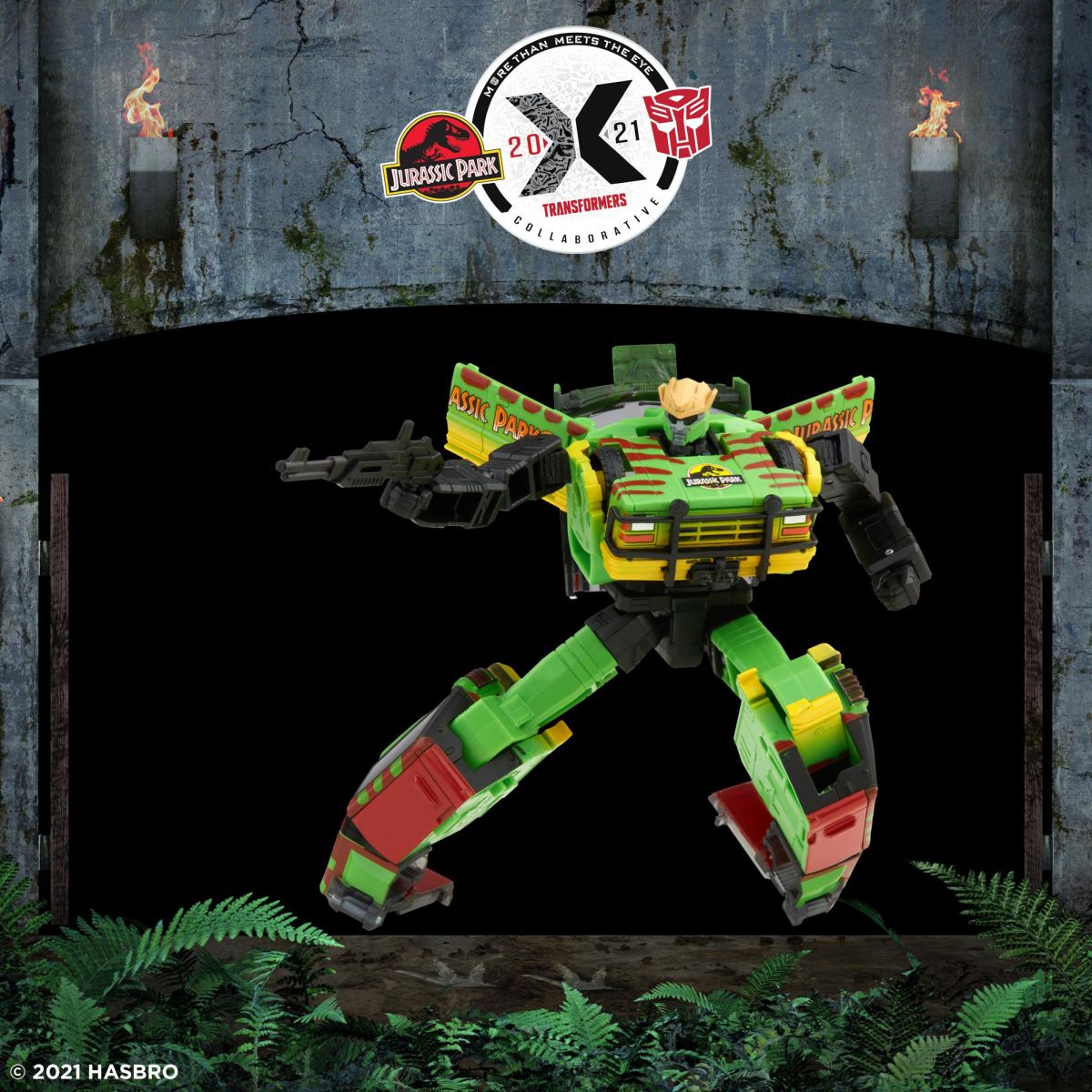 Jurassic Park x Transformers Crossover Official Images and